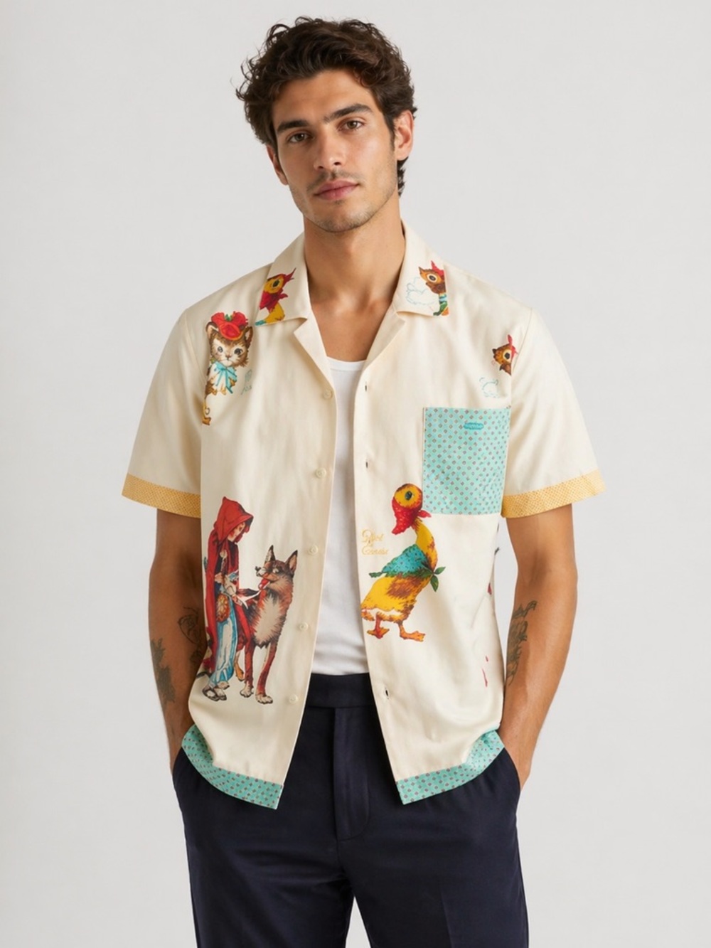 Percival Storybook Cuban Shirt | Cotton Ripstop